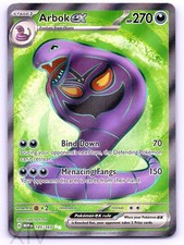 Arbok ex 185/165 Pokemon 151 Ultra Rare on eBay