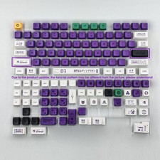 EVA01 NEON GENESIS EVANGELION Set Tastiere Profilo PBT XDA per Tastiera Meccanica