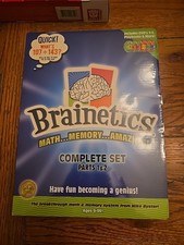 Brainetics - Math Memory and Learning - Complete Set Parts 1  2 - Excellent 