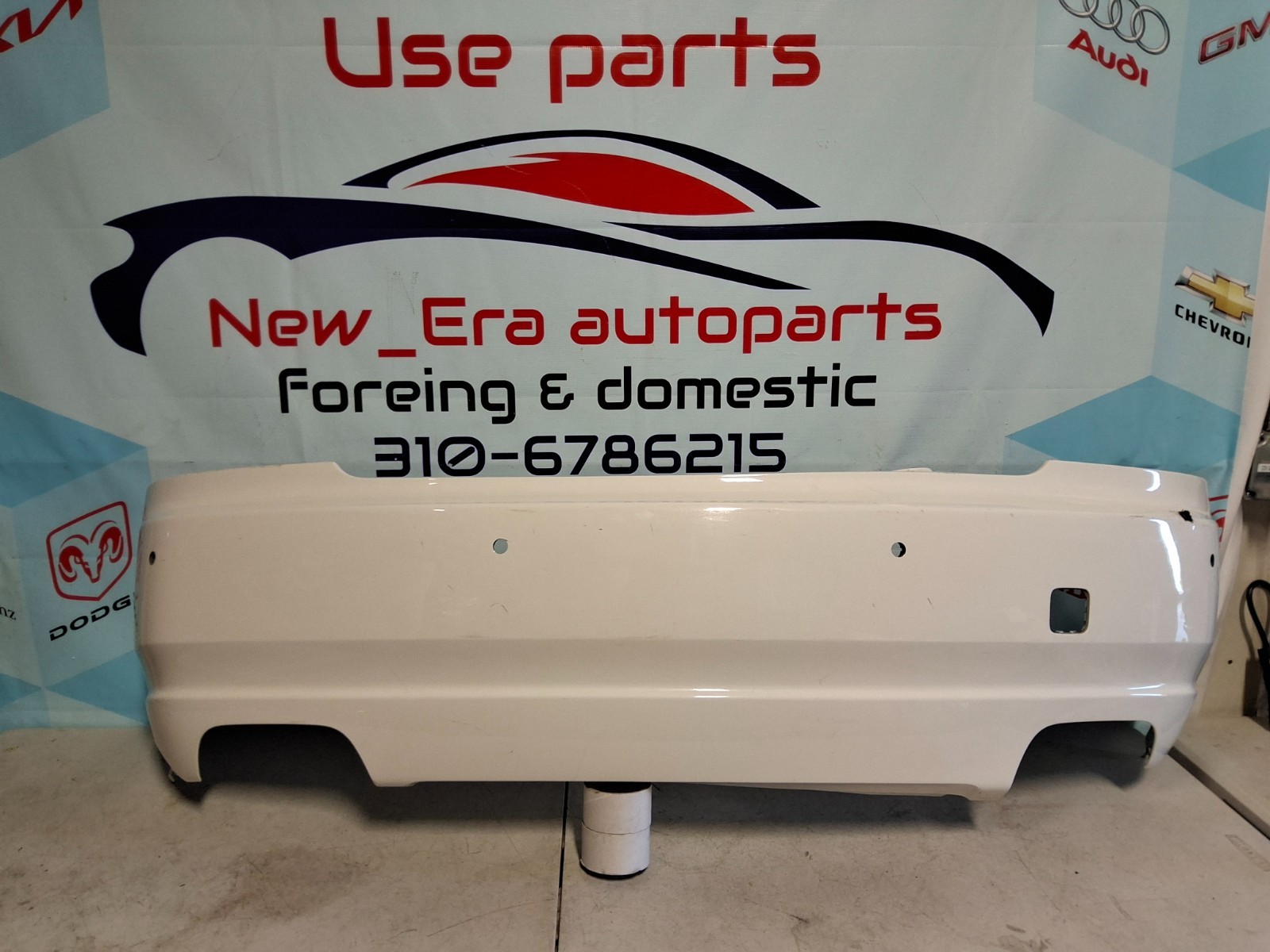 2010 ROLLS ROYCE GHOST REAR BUMPER COVER WHITE OEM 2011 2012 2013 2014 2015