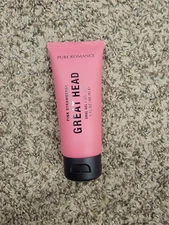 Pure Romance Pink Strawberry Great Head Oral Gel 3 Fl Oz 90ml
