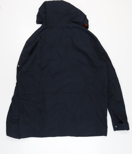 H&M Men's Navy Hooded Parka Jacket XL - Picture 2 of 12