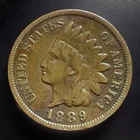 1889 Indian Head Cent FINE 48.8 Million “LIBERTY” 19th Century Nice! 2722