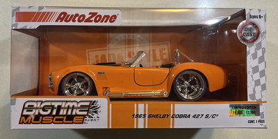 NEW 2025 Jada Big Time Muscle Autozone Numbered 1965 Shelby Cobra