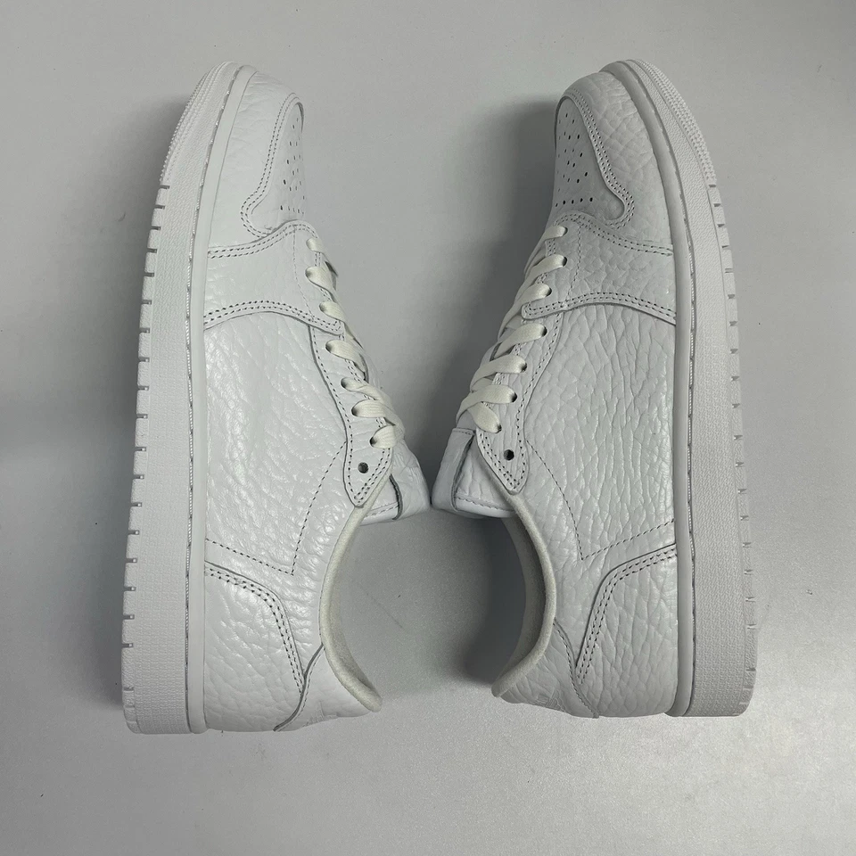 Air Jordan 1 Retro Bajo Swooshless Triple Blanco 2025 872782 100 25 Talla 8.5 Hombre Foto 3 de 4