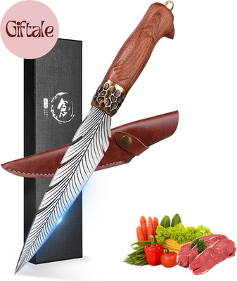 Feather Viking Knife Japanese Forged in Fire Boning Knife Fancy Kitchen Cleaver