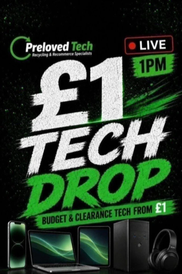Clearance Tech | £1 Starts 60s Auctions | Mobiles, Laptops, Tablets + More