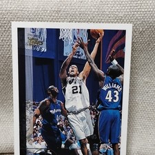 NBAカード ルーキーカード #115 Tim Duncan RC PSA8 Tim Duncan #115 Prices [Rookie] | 1997 Topps | Basketball Cards