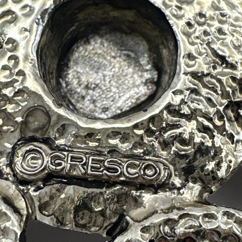 Soporte para dedales tono dorado Gresco 7 piezas soporte de exhibición de metal 3,5"-sin dedales de colección Foto 4 de 4