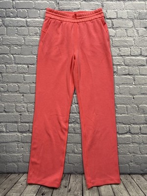 Lululemon Softstreme Straight Leg Pants Size 4 Pink Preppy Gym Athleisure READ