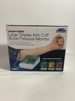 #ad #ad North American Large Display Arm Cuff Blood Pressure Monitor $17.00