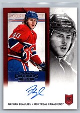Nathan Beaulieu 242a 2013-14 Panini Contenders Rookie Montreal Canadiens Card. rookie card picture