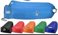 The Big Lounger, Inflatable Orange And Black