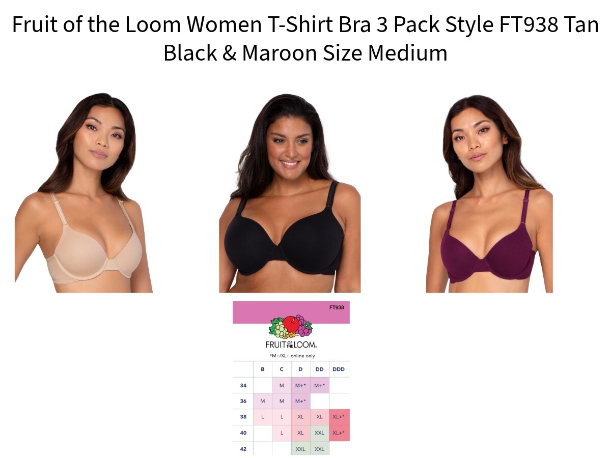 Fit For Me By Fruit Of The Loom Women's Plus Size Beyond Soft Cotton Wireless Bra Heather Grey Black Hue 40dd
