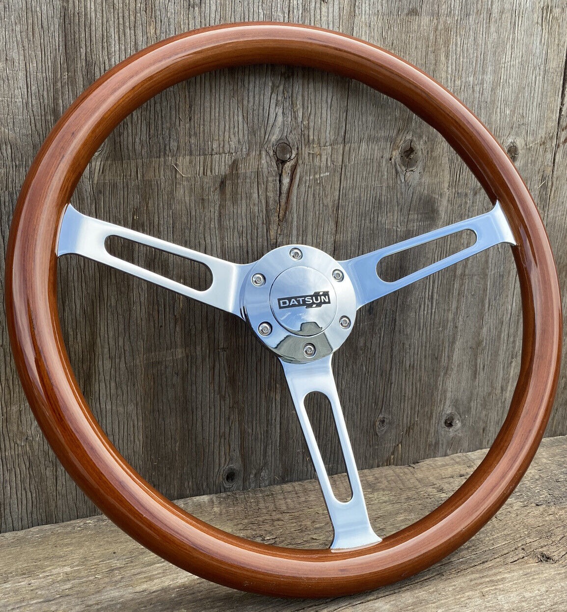 Datsun Wood Steering Wheel 510 240Z 260Z 280Z 520 521 610 Bluebird New JDM 14'