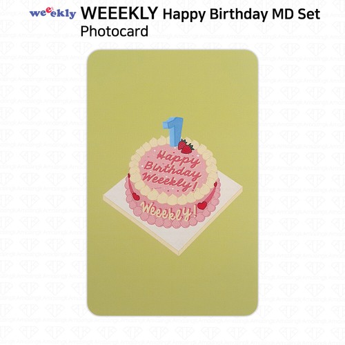 Weeekly Happy Birthday MD Official Photocard Pouch Keyring ID Photo KPOP K-POP - Picture 16 of 76