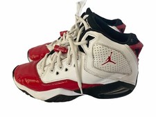 Nike Air Jordan B Loyal Sneakers Youth white gym red black Big Kids Shoe Sz 4Y