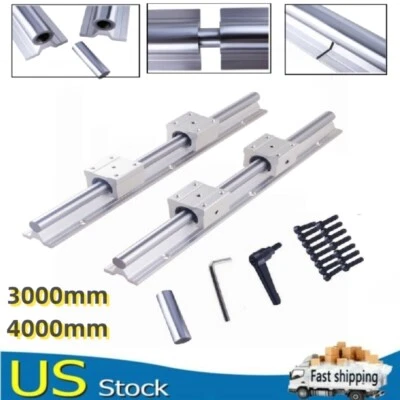 CNCMANS SBR20 SBR16 Splicing Connect Linear Rail Guide Shaft 2000 -4500mm Splice Pin