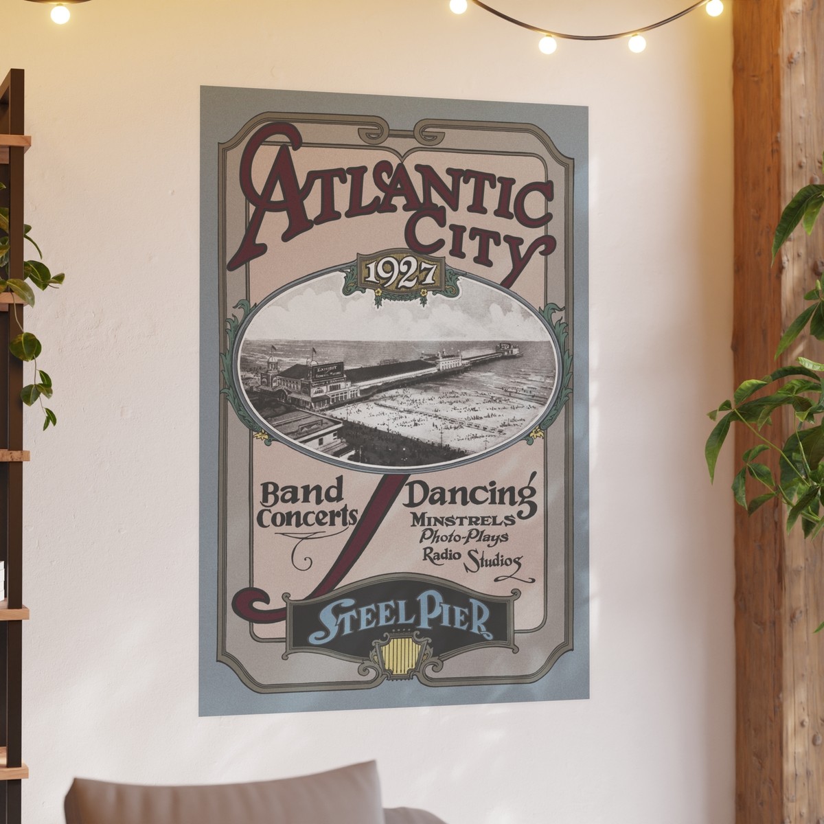 A Really Large Oversized Poster of Atlantic City | eBay