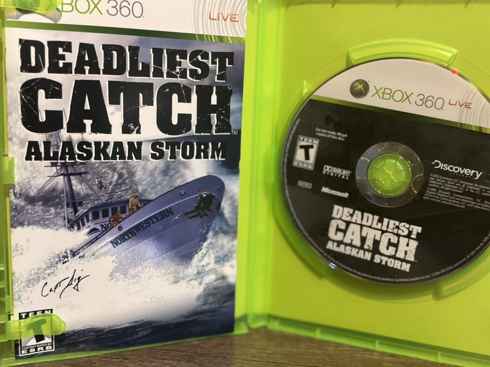 DEADLIEST CATCH Alaskan Storm Xbox 360 Complete - Image 3 of 4