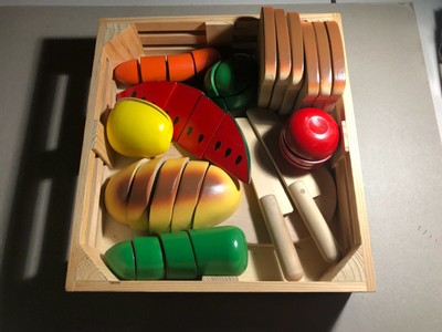 melissa & doug cutting food set