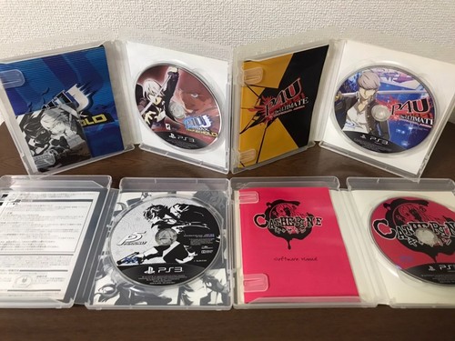 (Set of 4) Playstation 3 Persona 4 5 Catherine Atlus Japan PS3 - Picture 3 of 5
