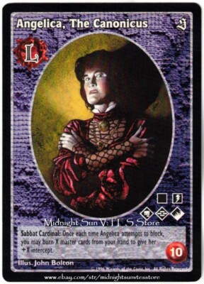 Angelica, The Canonicus Lasombra The Sabbat V:TES VTES Vampire CCG
