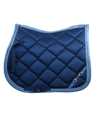 NEU HKM Lauria Garrelli Golden Gate Bit Schabracke, Full, blau, Allzweck