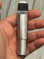 Vintage Fat Body Berg Larsen sassofono tenore boccaglio 90/2 M tavolo denim