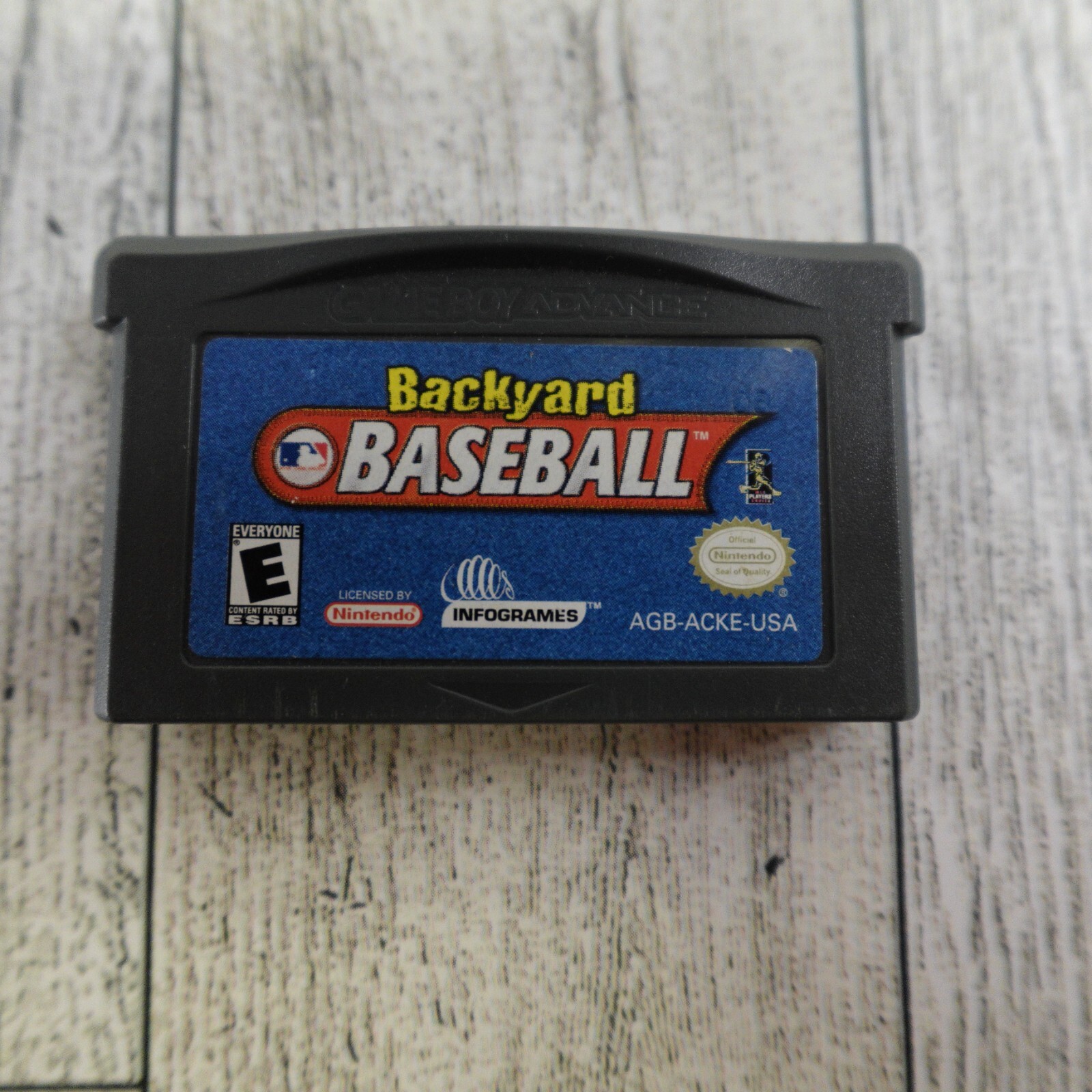Backyard Baseball GBA Nintendo Game Boy Advance Cart Humongous Entertainment eBay