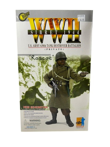 Dragon WWII Sibret 1944 Roscoe US Army 630th Tank Destroyer 12” Action Figure
