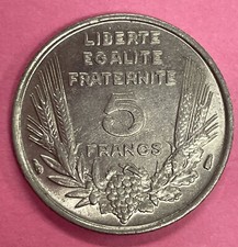 Pièce de 5 Francs Bazar 1933 État Sup À Neuf￼ #557