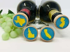 1- 50 States Wine Stoppers Wine Stoppers Texas Stopper California Stopper Gift