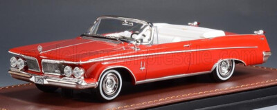 wonderful resin-modelcar IMPERIAL CROWN CONVERTIBLE 1962 - open top - red - 1/43