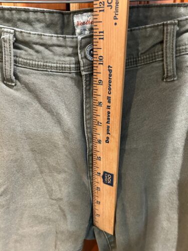 Weatherproof Vintage Relaxed Fit Pants Mens 34x29.5 Gray Stretch Casual 6 Pocket - Picture 10 of 14