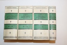 manuali Hoepli PICCOLA ENCICLOPEDIA HOEPLI 2° edizione 1913, 4 volumi