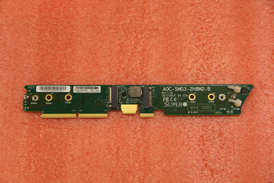 Supermicro  AOC-SMG3-2H8M2-B M.2 SATA/NVMe Hybrid Carrier Card