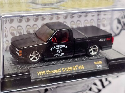 Modèle Réduit 1:64 Chevrolet C-1500 454SS Pick-up 1990 - Édition Mooneyes - M2 Machines - Neuf