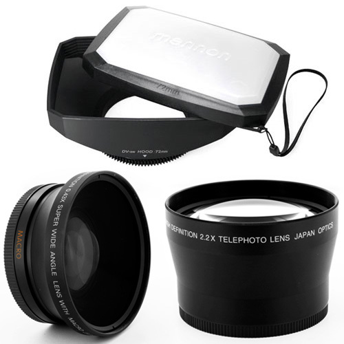 169 Hood,Wide Angle,Tele Lens for CANON XL1S XL1 XL2 XHA1 XHG XHA1 72mm camcor eBay