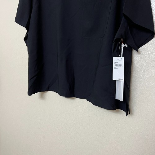 Camiseta Good American Woven Bolsillo Talla 6/3XL en Negro - Imagen 4 de 12