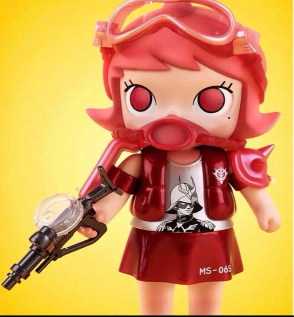 Ｍolly x GUNDAM コラボフィギュア GUNDAM ZAKU MOLLY MS-06 ZAKU II MOLLY×GUNDAM POPMART | eBay