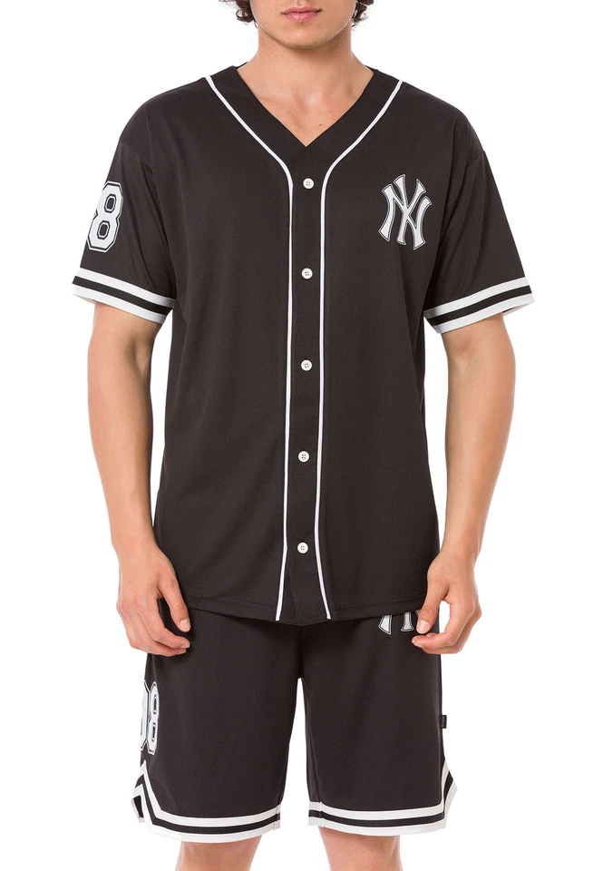 Redbridge Herren Set Baseball Trikot und Hose Jogginganzug Sport Sweat Suit - Bild 2 von 4
