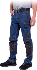 Arbeitshose JEAN Berufshose Schutzhose Bundhose Herrenhose Arbeitskleidung Denim