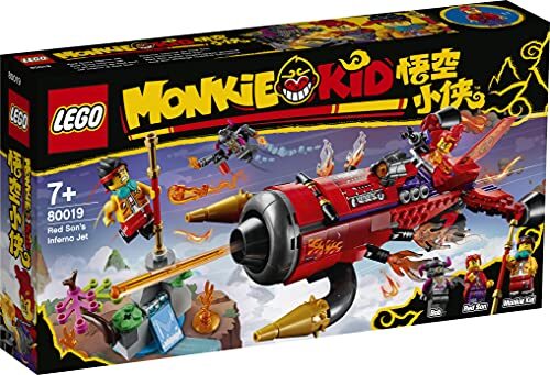 LEGO 80019 Red Son's Inferno Jet 2021 Monkie Kid New in box