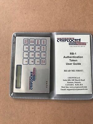 CRYPTOCard RB-1 Authentication Token Password Pin Pad ...