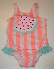 CAT JACK - NEW - 3T - ADORABLE 1 PC TANK BATHING SUIT - WATERMELON