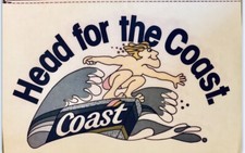 Original Vintage Coast Soap Head For The Coast Surfer Hot Peel Iron On Transfer