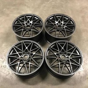 20" 666M M4 CS Style Wheels Satin Gun Metal BMW F80 M3 F82 F83 M4 F87 M2 5x120 | eBay