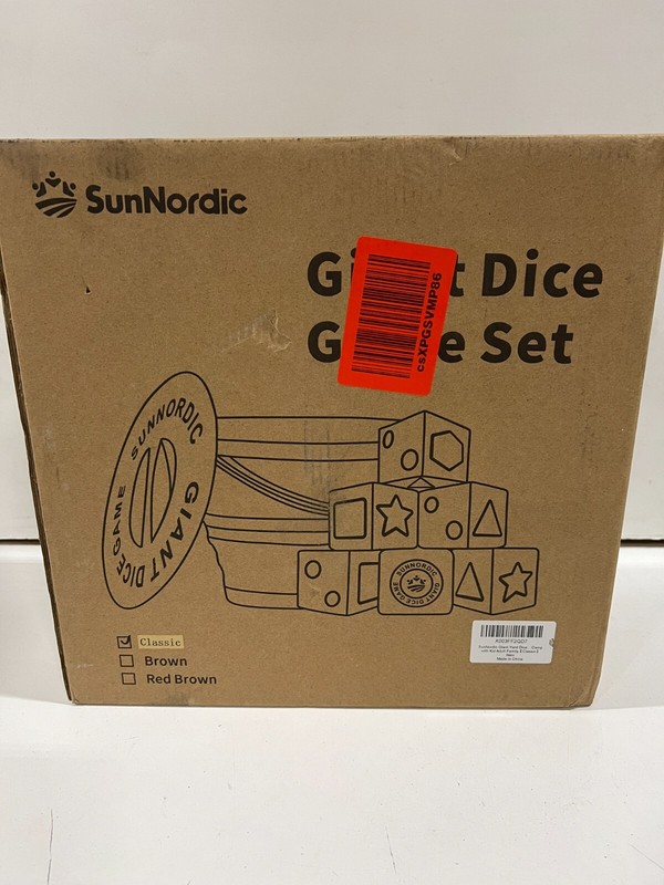 SunNordic Giant Wooden Yard Dice Outdoor Lawn Game