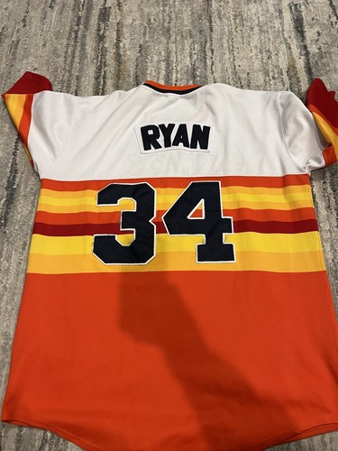 MITCHELL & NESS MLB 1980 HOUSTON ASTROS NOLAN RYAN AUTHENTIC JERSEY 3XL - Picture 6 of 6